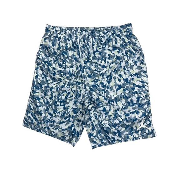Jumpman Jordan Boys XL Swim Trunks Swimsuit Mesh Lined Blue Camo Board Shorts - Picture 1 of 6